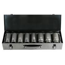 Jbm 53470 - Set de 8 vasos de impacto largos hexagonales de 3/4"