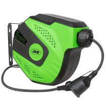 Jbm 53584 - Carrete de cable eléctrico  - 12m - verde