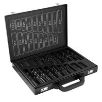 Jbm 53851 - Estuche de brocas helicoidales 1-10mm hss 4241 negro