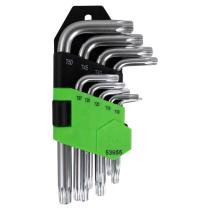 Jbm 53955 - Set de 9 llaves torx cortas