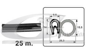 3RG 80068 - Junta puerta (rollo 25m)