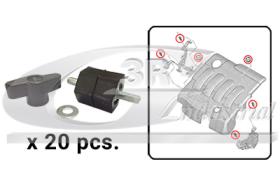 3RG 80203LD_20 - Soporte tapa motor (pack 20 pcs)