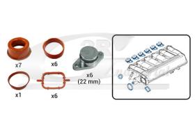 3RG 85136 - Kit admision 6 cilindros (26pcs)